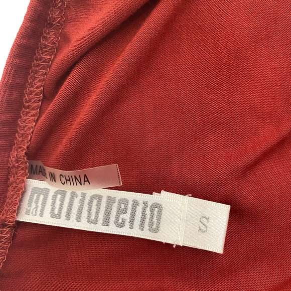 Mariarello Rust Red Adjustable Dress Sleep Dress Coverup or Dress Liner, Size S - Picture 9 of 9